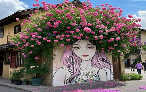 白水怎么设计网红打卡墙绘