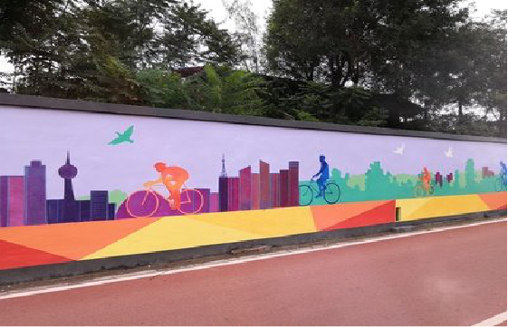 白水墙体彩绘-围墙