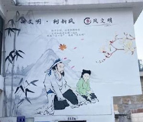 白水分享几个墙绘保养知识。