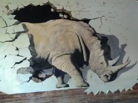 白水在墙绘中,如何绘制3D效果?