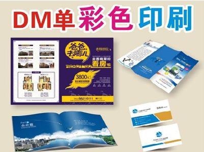 白水单页印刷，色彩搭配简单。