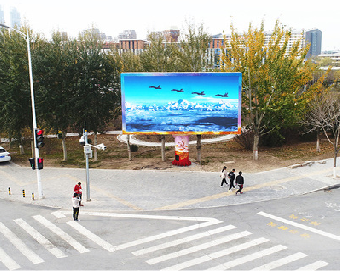 白水户外大屏广告投放要点。